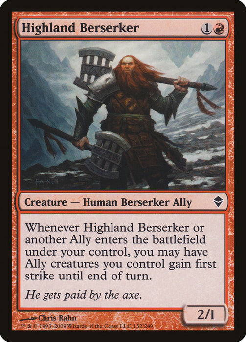 Highland Berserker  (Foil)