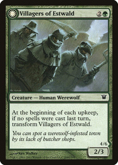 Villagers of Estwald // Howlpack of Estwald  - Sunmoondfc (Foil)