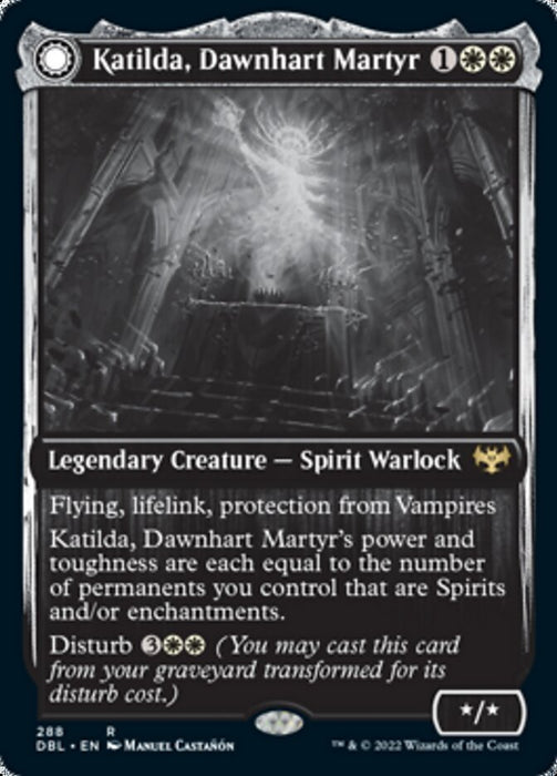 Katilda, Dawnhart Martyr // Katilda's Rising Dawn  - Legendary - Inverted