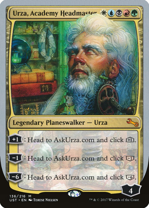 Urza, Academy Headmaster