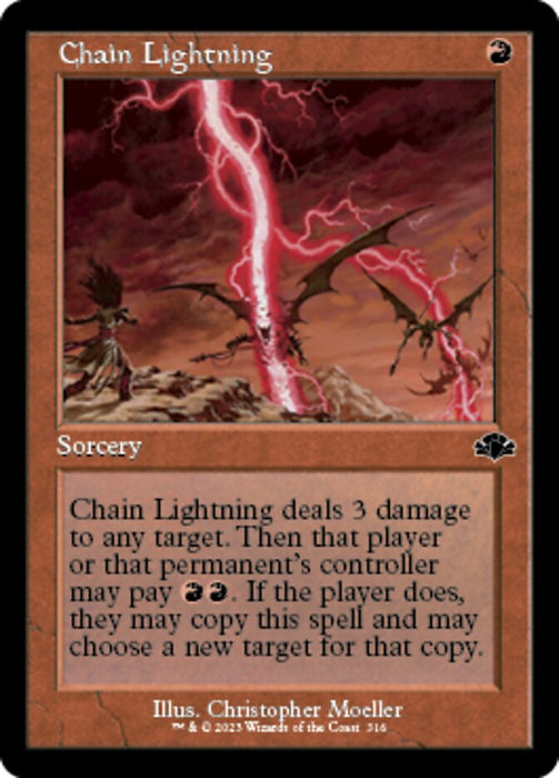 Chain Lightning - Retro Frame