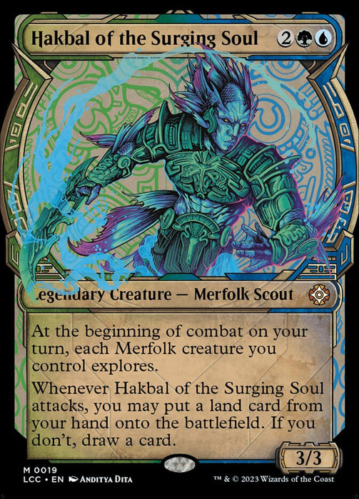 Hakbal of the Surging Soul - Showcase- Legendary (Foil)