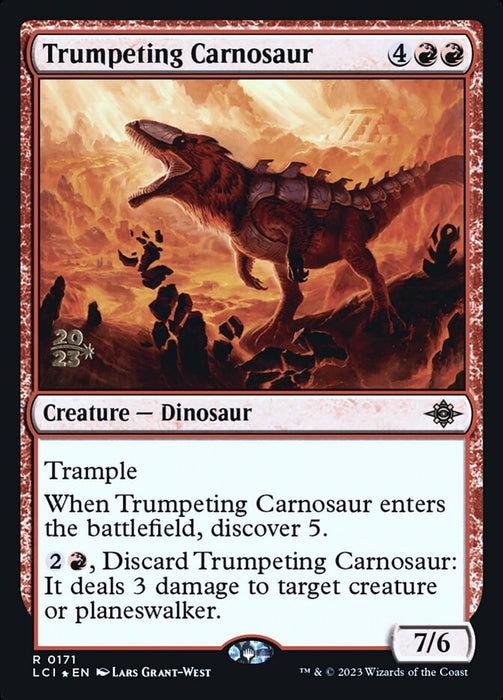 Trumpeting Carnosaur (Foil)