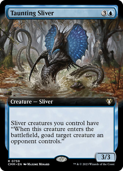 Taunting Sliver - Extended Art (Foil)