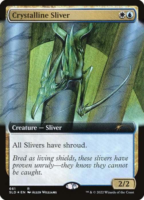 Crystalline Sliver - Extended Art (Foil)