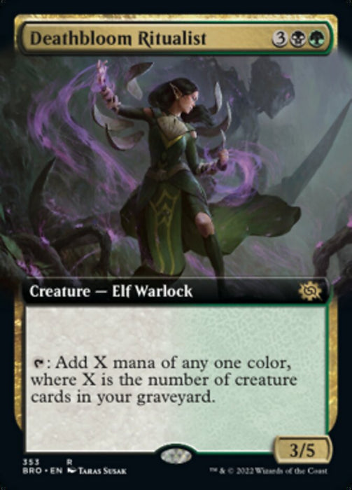 Deathbloom Ritualist - Extended Art