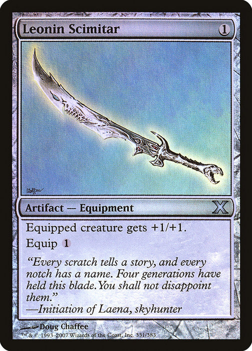 Leonin Scimitar  (Foil)