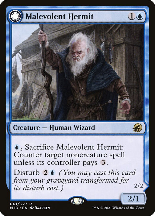 Malevolent Hermit // Benevolent Geist  - Sunmoondfc (Foil)