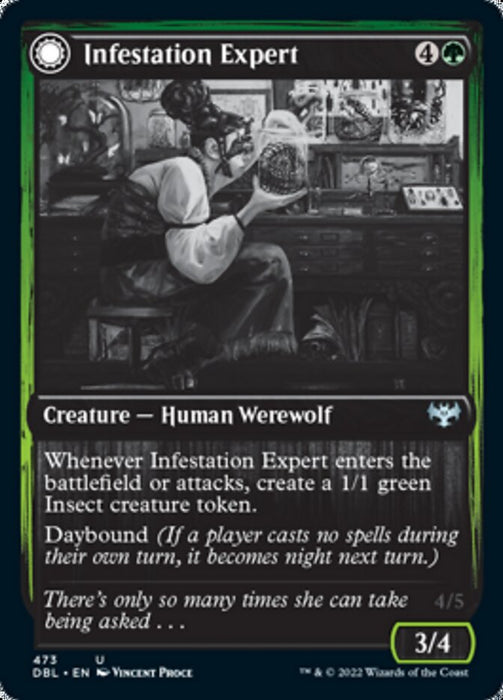 Infestation Expert // Infested Werewolf  - Inverted (Foil)