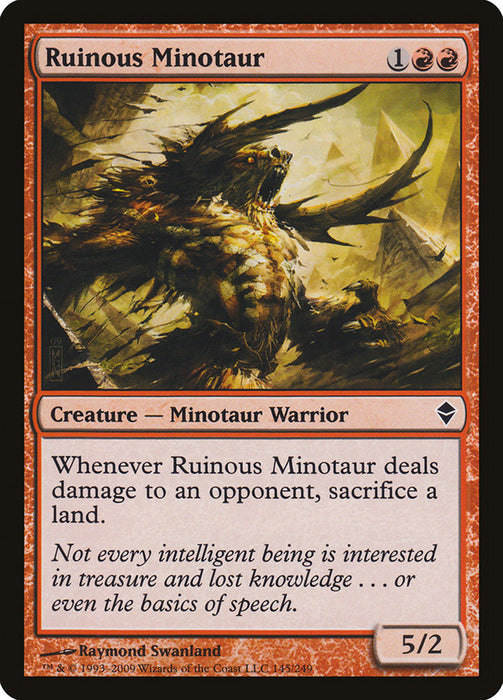 Ruinous Minotaur  (Foil)