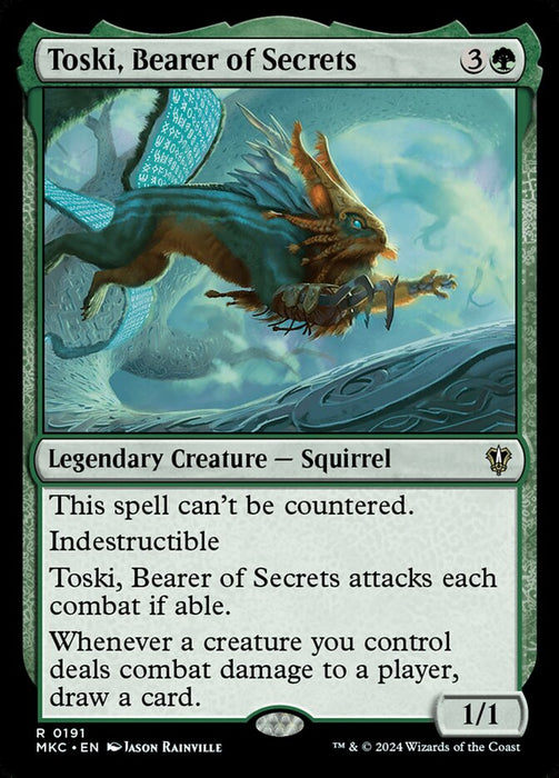 Toski, Bearer of Secrets - Legendary