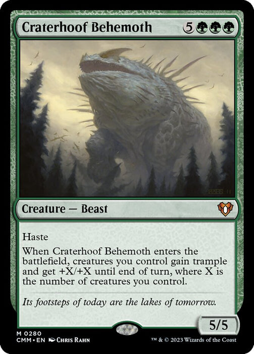 Craterhoof Behemoth (Foil)