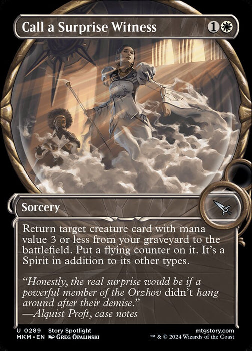 Call a Surprise Witness - Showcase- Inverted (Foil)