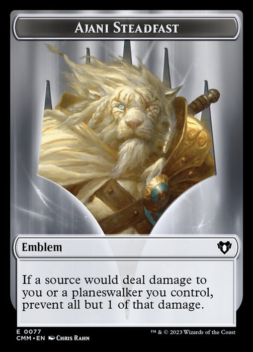 Ajani Steadfast Emblem (Foil)