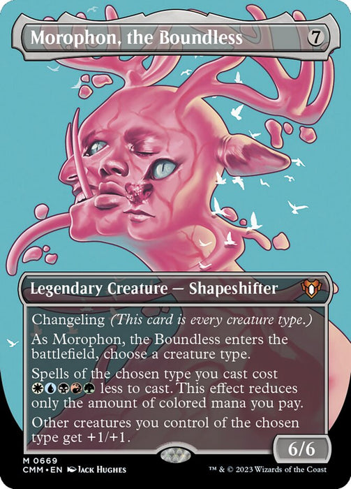 Morophon, the Boundless - Borderless - Legendary- Inverted (Foil)