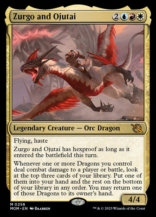 Zurgo and Ojutai - Legendary (Foil)