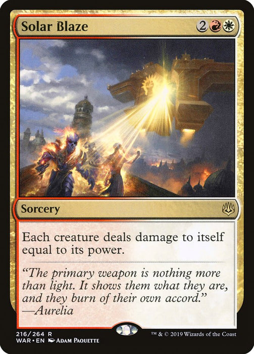 Solar Blaze  (Foil)