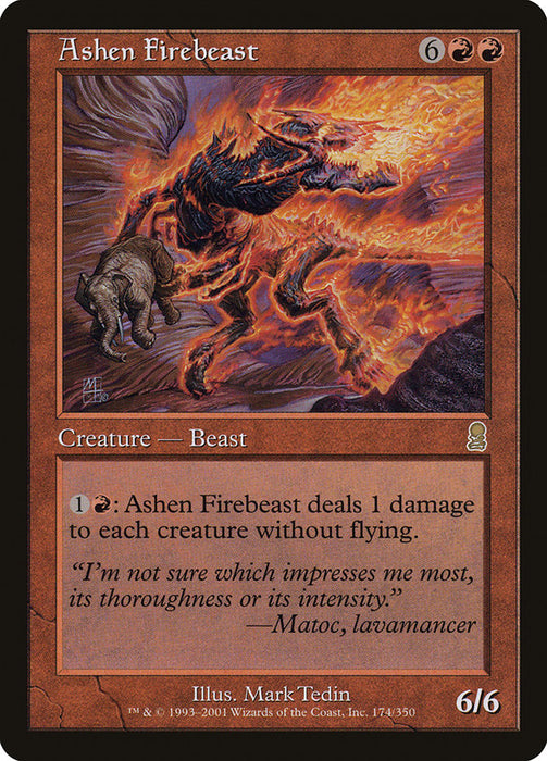 Ashen Firebeast  (Foil)