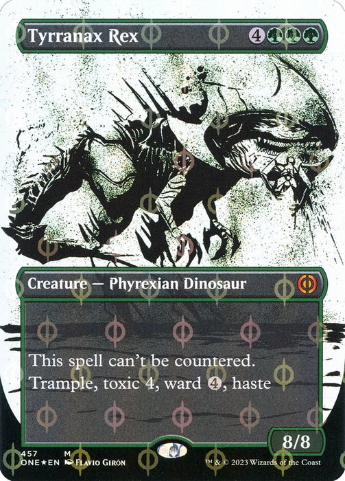 Tyrranax Rex - Borderless - Inverted- Showcase (Foil)