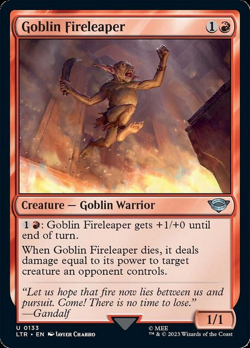 Goblin Fireleaper (Foil)