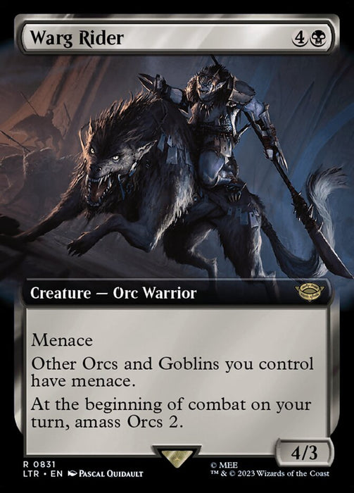 Warg Rider - Extended Art