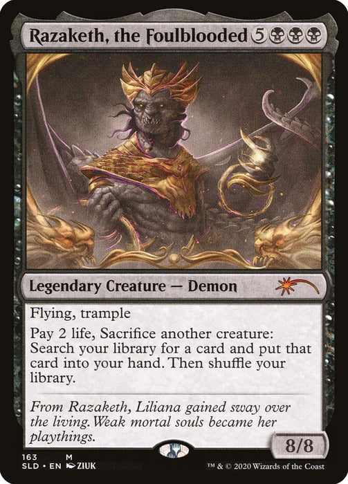 Razaketh, the Foulblooded  - Legendary (Foil)