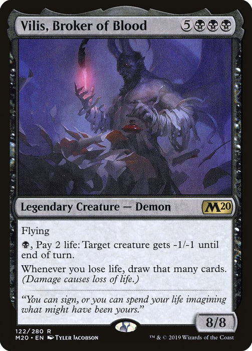 Vilis, Broker of Blood  - Legendary (Foil)