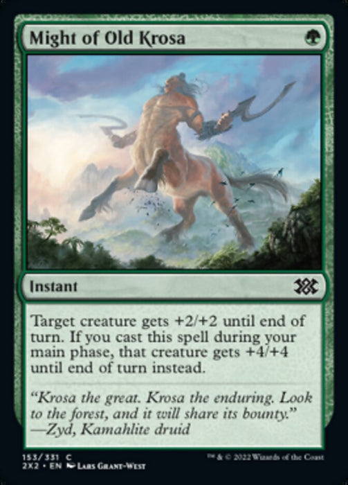 Might of Old Krosa  (Foil)