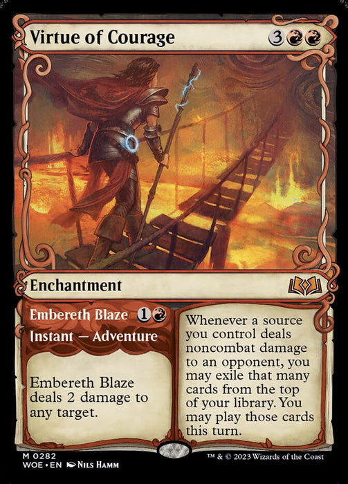 Virtue of Courage // Embereth Blaze - Showcase (Foil)