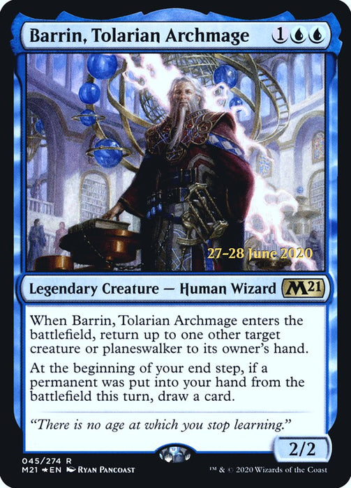 Barrin, Tolarian Archmage - Legendary (Foil)