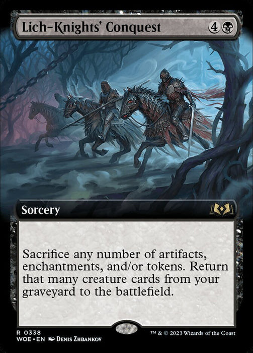 Lich-Knights' Conquest - Extended Art (Foil)