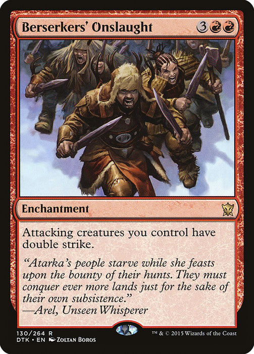 Berserkers' Onslaught  (Foil)