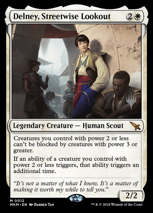 Delney, Streetwise Lookout - Legendary (Foil)