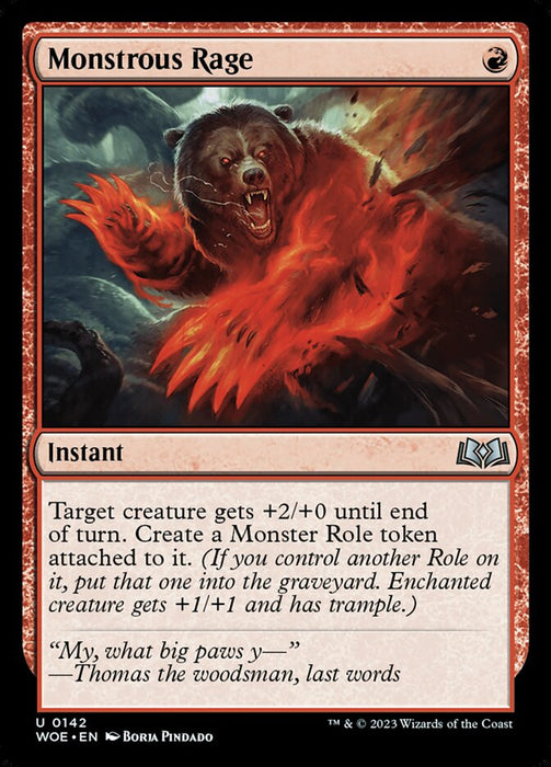 Monstrous Rage (Foil)