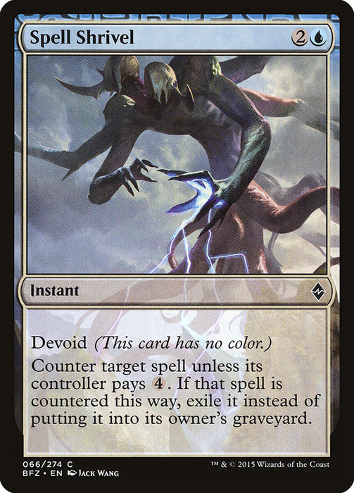 Spell Shrivel  - Devoid (Foil)