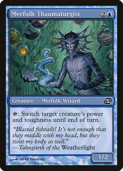 Merfolk Thaumaturgist  - Colorshifted (Foil)