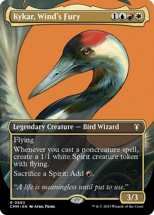 Kykar, Wind's Fury - Borderless - Legendary- Inverted