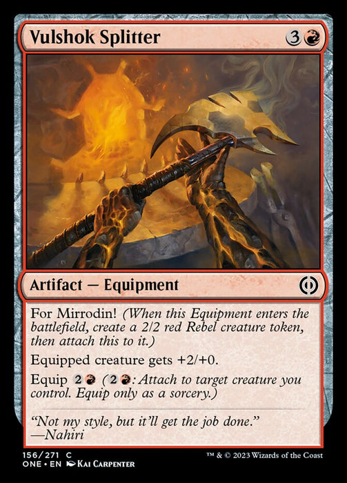 Vulshok Splitter (Foil)