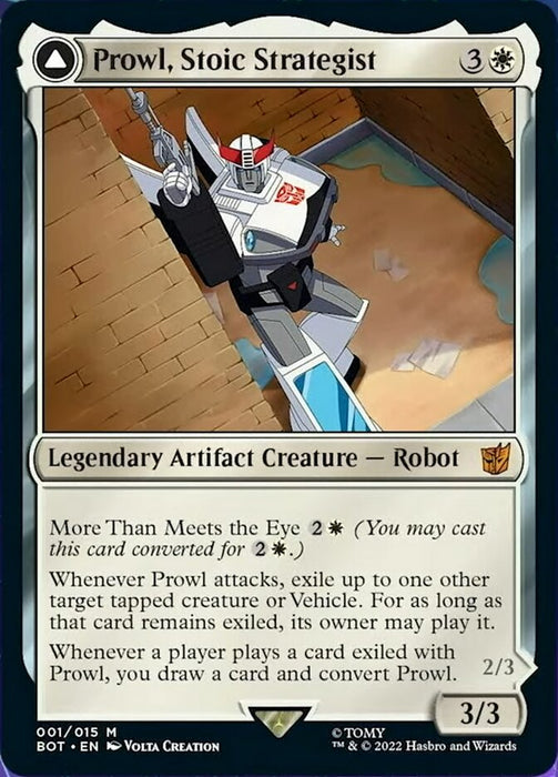 Prowl, Stoic Strategist // Prowl, Pursuit Vehicle - Convertdfc- Legendary (Foil)