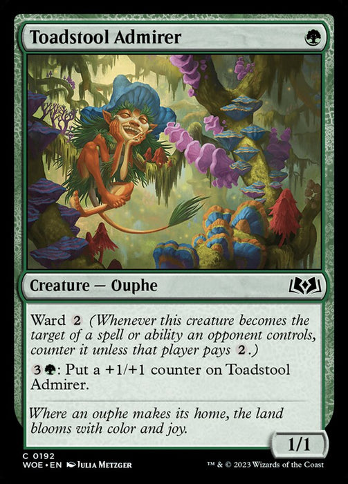 Toadstool Admirer (Foil)