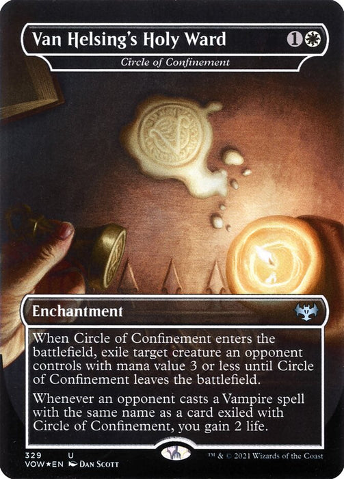 Van Helsing's Holy Ward - Circle of Confinement - Borderless  (Foil)