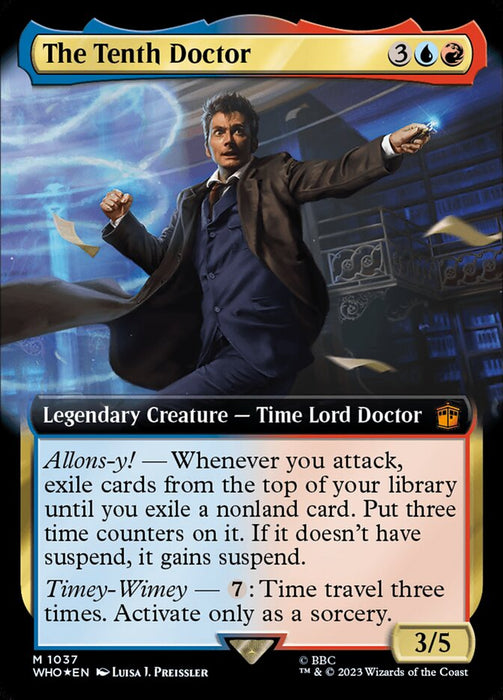 The Tenth Doctor - Legendary- Extended Art (Foil)