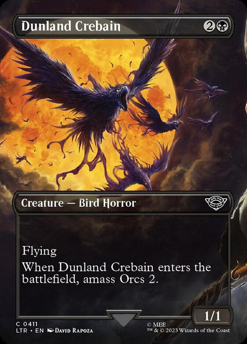 Dunland Crebain - Borderless - Inverted (Foil)