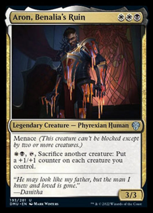 Aron, Benalia's Ruin - Legendary (Foil)