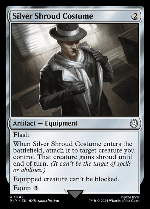 Silver Shroud Costume (Foil)