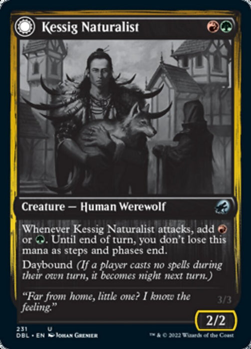 Kessig Naturalist // Lord of the Ulvenwald  - Inverted (Foil)