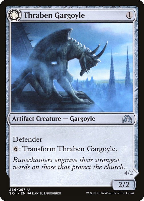 Thraben Gargoyle // Stonewing Antagonizer  - Sunmoondfc (Foil)