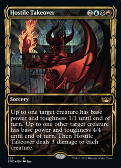 Hostile Takeover  - Showcase (Foil)