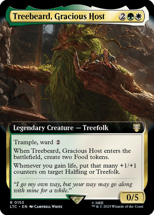 Treebeard, Gracious Host - Legendary- Extended Art