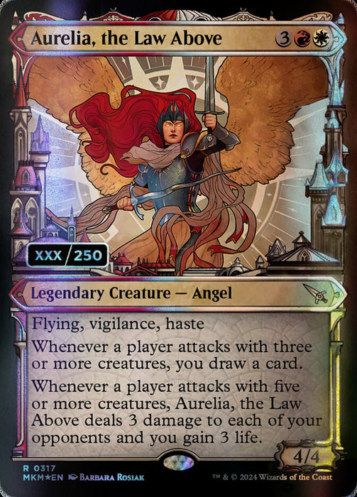 Aurelia, the Law Above - Showcase- Legendary (Foil)